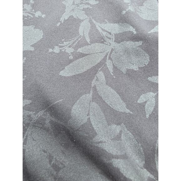 Athleta Black Floral Leggings S Womens Skinny Leg Pull On Athletic Wear - Picture 8 of 8